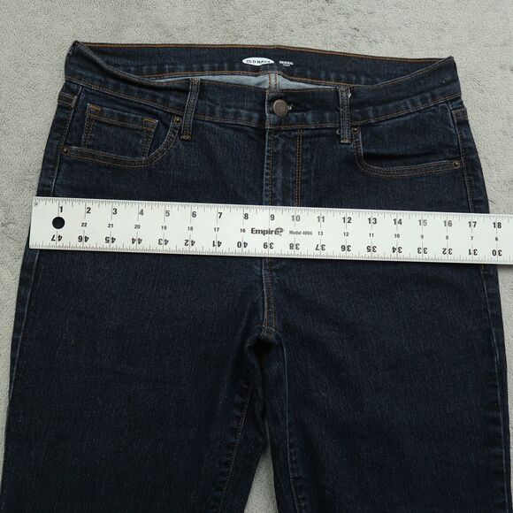 Old Navy Jeans Women's Size 10 Long Blue Mid-Rise Original Skinny 31" Inseam - Picture 7 of 16